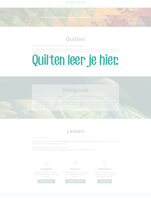 Quilten website