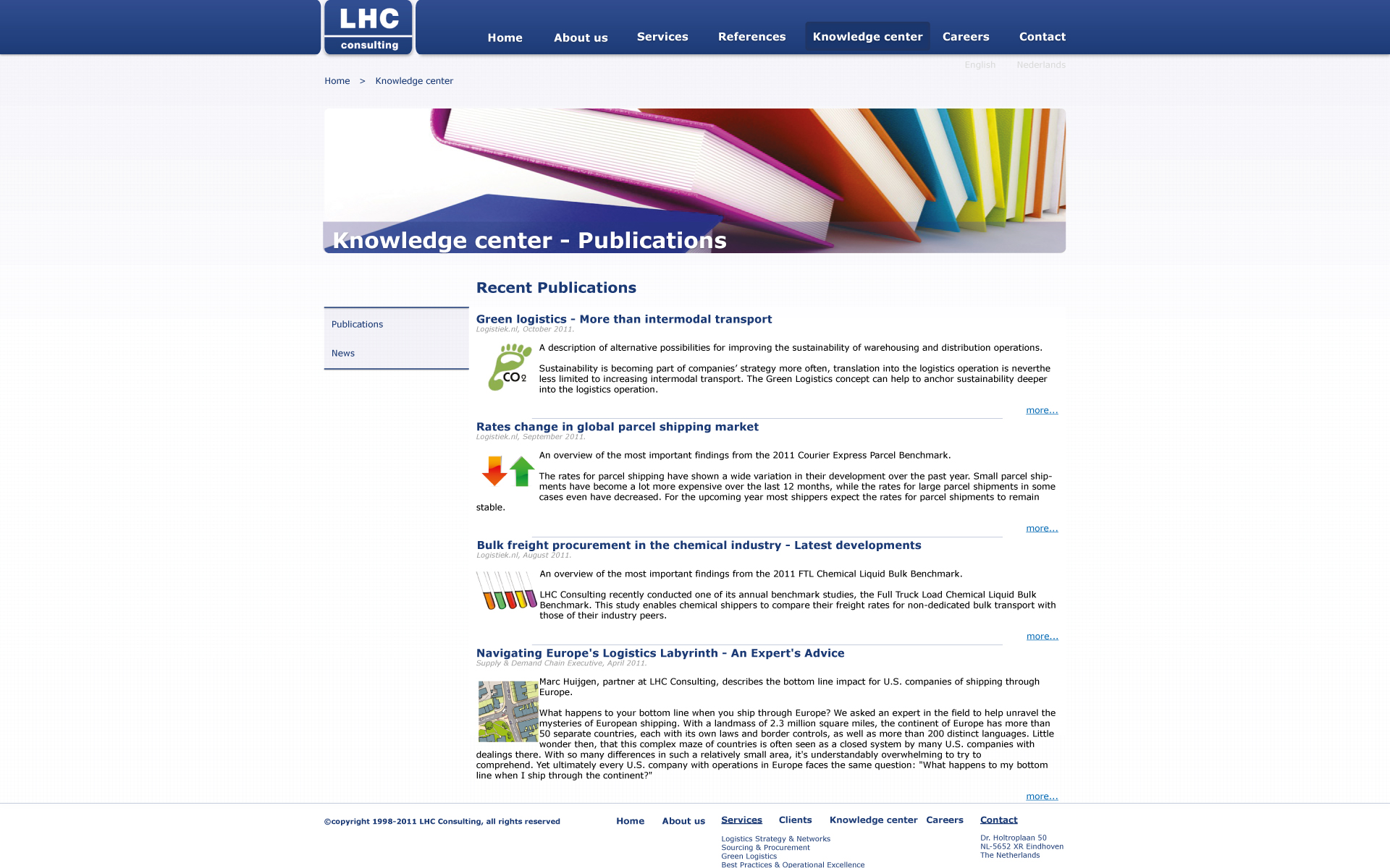 LHC knowledge center pagina