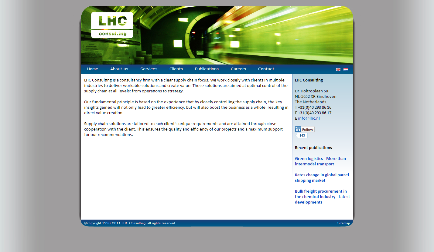 Oude LHC website